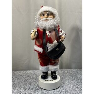 Vintage very old  Motionettes Mr Santa Claus Animated Grandmas Estate See Photos